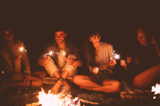 Speisen am Lagerfeuer